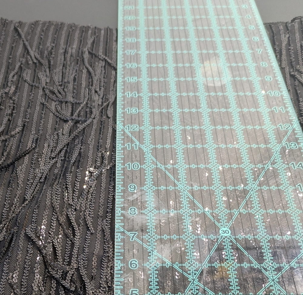 LOFT Fringe Sequin Mini Skirt - Picture 7 of 7